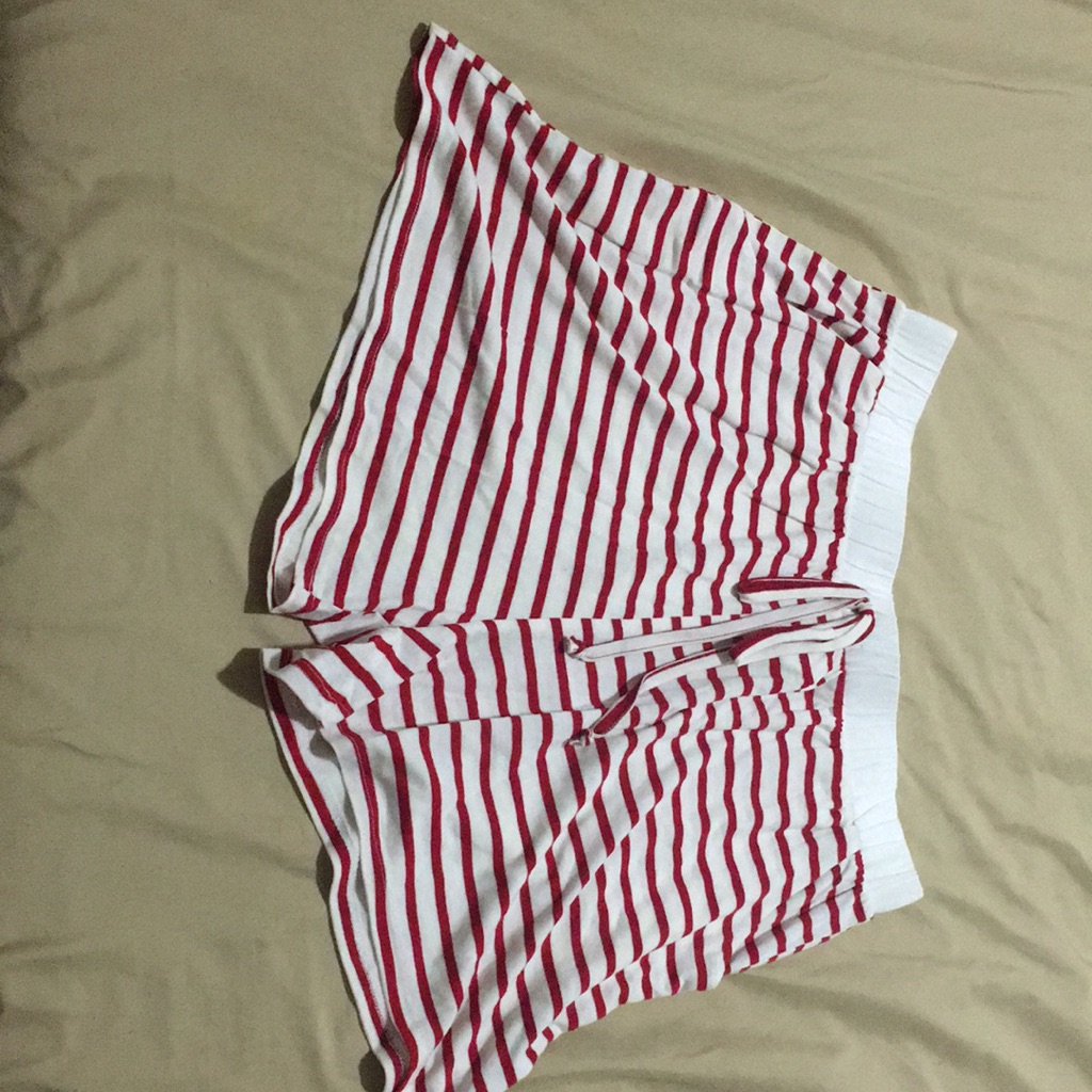 Nwot Red/White Striped Shorts